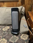 Comfort Zone Ocillating Ceramic Tower Heater With Remote Control CZ523RBK-EC Used. Price: $59.99.