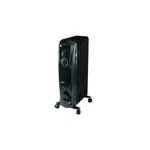 Mainstays Oil Filled Electric Radiant Space Heater, 120V, Indoor, Black New. Price: $78.00.