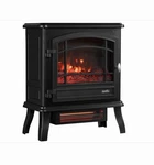 Duraflame 3D Infrared Quartz Electric Fireplace Stove Heater, Bronze DFI-591-02 Open. Price: $89.99.