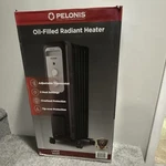 Pelonis Oil-filled Radiant Heater 1500W Adjustable Thermostat 3 Settings New. Price: $55.00.