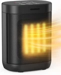 Oprunsy PTC-SH009R 1500W Space Heater, Indoor, Modes, 59-95 F, 24H Black Open. Price: $32.63.