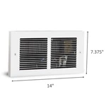 Cadet RMC162W Register Series Electric Wall Heater Complete Unit 240/208 Volt New. Price: $182.99.