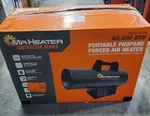 Mr. Heater 60,000 Btu Forced Air Propane Space W/ 10 Ft. Hose & Regulator New. Price: $60.00.