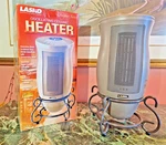 Lasko 6410 Designer Series Ceramic Tower Heater Oscillating, Timer, Works Great! Used. Price: $33.99.