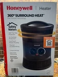 Honeywell HHF360V Surround Fan Forced Heater, Black Open Box Tip-over Protec. Price: $15.00.