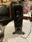 Mainstays Portable Oil Filled Radiator Heater HO-0270W Black Used. Price: $59.99.