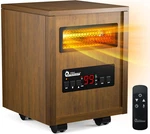 DR-123 Indoor Portable Space Heater With Remote Control, 1500W Dual Heating, 4 New. Price: $181.99.
