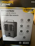 Utility Space Heater, 1500W Electric Garage With Adjustable Thermostat... New. Price: $25.00.