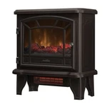 Duraflame 3D Infrared Quartz Electric Fireplace Stove Heater, Bronze DFI-591-02 Open. Price: $129.00.