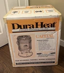 New Vintage Duraheat DH2301 Portable Kerosene Heater Box. Price: $160.00.