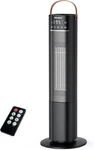 Space Heaters Indoor Use, 26" 12FT/S Electric With Remote, 26, Black New. Price: $112.86.