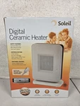 Soleil Electric Digital Ceramic Heater & Fan ECO750/1500W PTC-910B Open. Price: $29.99.