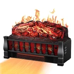 Yokool 21" Freestanding Electric Fireplace, Log Heater, Overheat Protection. New. Price: $125.99.