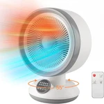 2 Heater Combo, 1500W Portable Cooling Desk Fan, Oscillating Fan.... Price: $117.17.