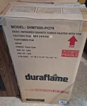 Mode: 5HM7000-PO78 Duraflame Infrared Quartz Tower Heater W/fan. Dark Oak Finish New. Price: $230.00.