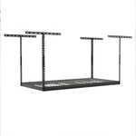 Monsterrax 2'X8' Overhead Garage Storage Rack Holds 350 Lbs Hammertone(open Box). Price: $128.66.