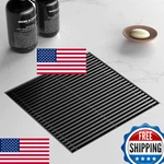Sharpeye 8" Square Shower Drain, Removable Wedge Wire Grate, Matte Black New. Price: $87.34.