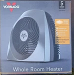 Vornado VH240+ 1500-WATT Black Indoor Electric Fan Space Heater Charcoal Gray Open. Price: $37.61.