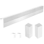 Redants 3 Baseboard Heater Covers Left And Right Endcaps Galvanized Steel New. Price: $70.21.
