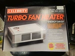 Vintage New Old Stock Celebrity Model Number CH8100 Energy Saver 1500 W. Heater. Price: $29.99.