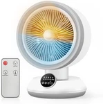 Dual Function 1500W Portable Heater & Fan With Thermostat - Oscillating Desk Uni New. Price: $97.99.