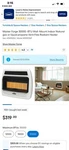 Master Forge 30000 Btu Natural Gas Liquid Propane Vent-free Convection Heater New. Price: $100.00.