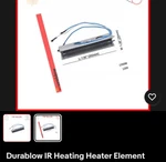 Durablow Mef HS-30000216 Ir Heating Element Replacement For Portable Heater New. Price: $20.00.