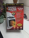 Handy Heater Turbo Wall-outlet Space Open. Price: $20.00.