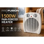 Profusion 1500W Fan-forced Heater FH211B White Adjustable Thermostat New. Price: $34.99.