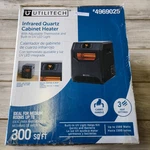 Utilitech Up To 1500-WATT Infrared Cabinet Indoor Electric Space Heater 4969025 Open. Price: $59.99.