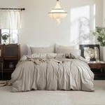 Duvet Oversized King Plus (128" X 120"), Beige Grey (no Comforter) New. Price: $161.99.