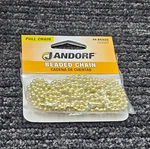 (qty 6) Jandorf 60361 Brass Beaded Chain 5 Ft Connector #6 Pull New. Price: $32.44.