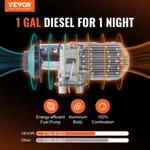 Diesel Air Heater 12V 5KW Allonone With Remote Control And Lcd. Price: $82.69.