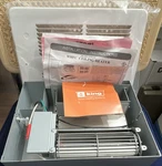 King WHFC1215-W Ceiling Heater, 120V 750-1500W, Thermostat, White New. Price: $229.49.