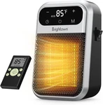 800W Plug In Heater With Remote - Outlet Space Touch Led Display, Sm New. Price: $47.18.