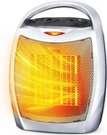 Electactic Portable 1500W Ceramic Heater Fan Thermostat Tip-over Overheat Silver New. Price: $25.99.