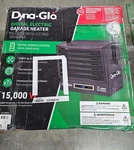 Dyna-glo EG15000DH Dual Power 15,000W Digital Electric Garage Heater, Black Open. Price: $607.99.