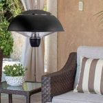 Znergy Infrared Black Patio Hanging Heater With Dual Temperature Setting New. Price: $109.99.