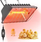 Chicken Coop Heating Lamp, 250W Brooder Heater For Chicks 13.12FT Cord Ul Passed New. Price: $37.93.