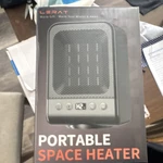 Lerat M338 Portable Space Heater 700-1500W 110-120V Black Timer 2-HEAT New. Price: $27.89.