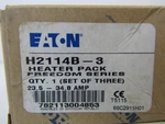Eaton H2114B-3 Electric Heaters Open. Price: $20.00.