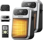 800W Compact Wall Heater With Remote, Timer & Overheat Protection For Home New. Price: $108.99.