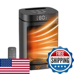 Space For Indoor Use - Qowetu 1500W Electric Heaters With Thermostat, 70 New. Price: $62.21.