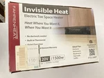 New In Open Box Fahrenheat Electric Toe Space Heater FTS1500T 120V 1500W. Price: $134.00.