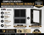 Markel E3321TDRP Fan Forced Electric Wall Heater 2,560 Btus, 750W 120V, Phase New. Price: $199.00.