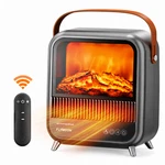 1200W Portable Space Heater Indoor Remote Control 3D Flame Home Fireplace New. Price: $40.99.