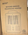 Beyond Breeze Milkhouse Space Heater 1300/1500W 120V 2-HEAT Dial, Brown Open. Price: $25.99.