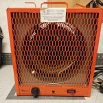 Aain AA048 Industrial Fan Forced Heater 240 Volt 4800 Watt Garage Workshop Warm! New. Price: $116.99.