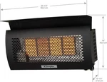 Dimplex Wall Mount Natural Gas Infrared Patio Deck Heater New Box. Price: $399.00.