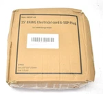Tempware Extension Cord 15' 8 Awg Electrical 6-50P Plug 40 Amp Pigtail Open. Price: $79.99.